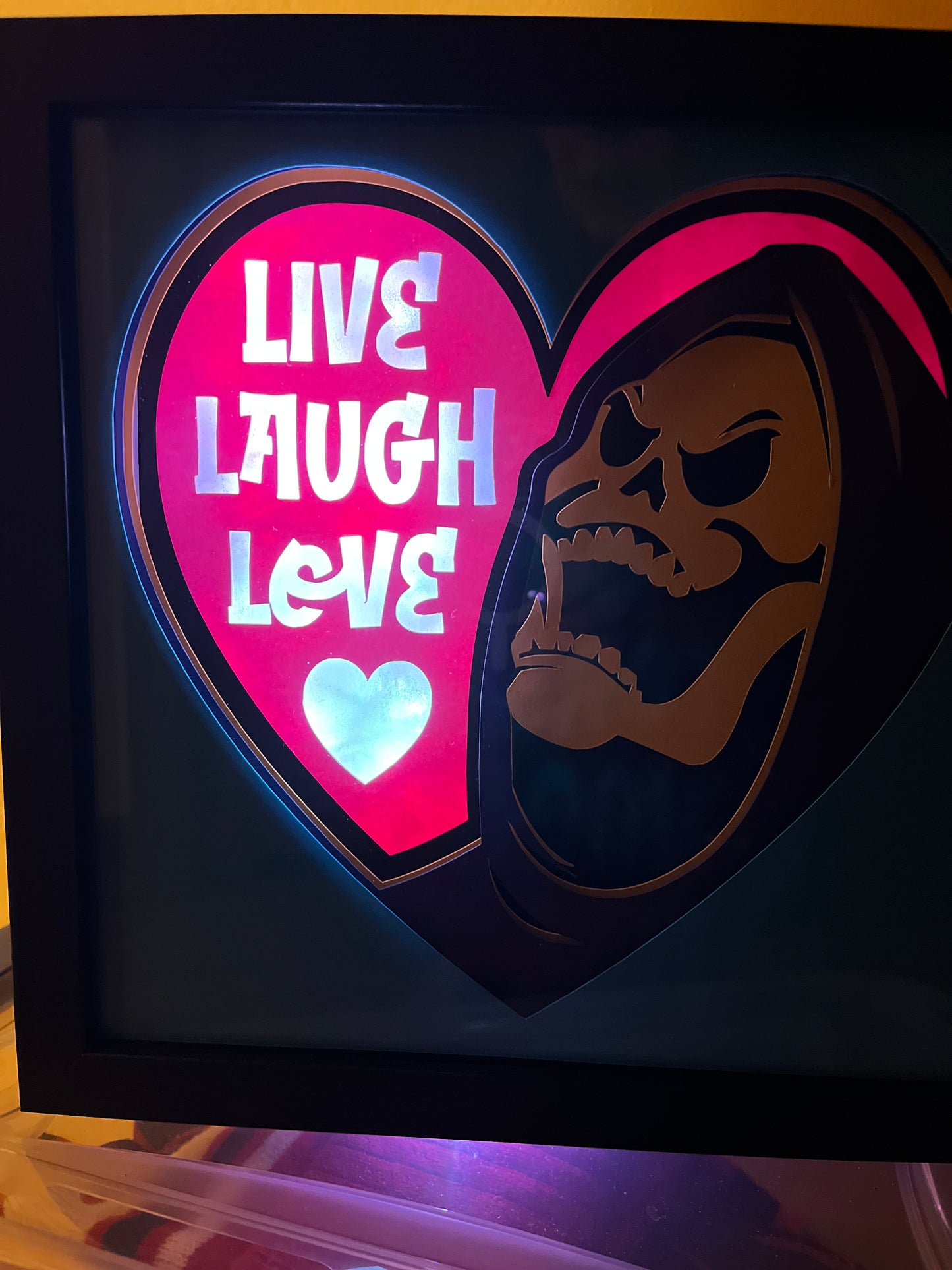 Live, Laugh, Skeleton